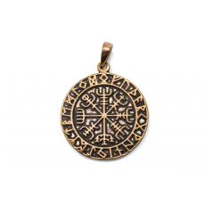 Viking Rune Compass - Ragson (Pendant in Bronze)