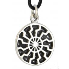 Black sun (Pendant in silver)