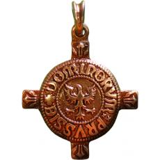 TEUTONENKREUZ Altbronze (Kettenanhänger)