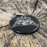 Odins Ravens 2 - Hugin and Munin (Pendant from Horn)