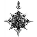 Star of the Aesir (Pendant in antiqued silver)