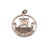 Svold - Large dragon ship (Pendant in Bronze)